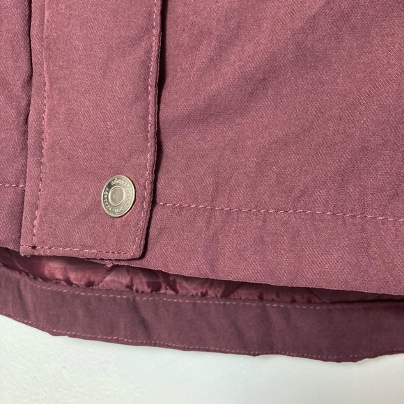 Aéropostale Cherry Color Parka / Winter Coat with Fur Hoodie Womens size : M - Picture 7 of 7